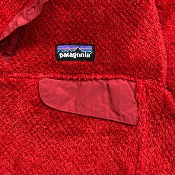 Patagonia Red ReTool Snap-T Pullover Sweater Small - Picture 6 of 9